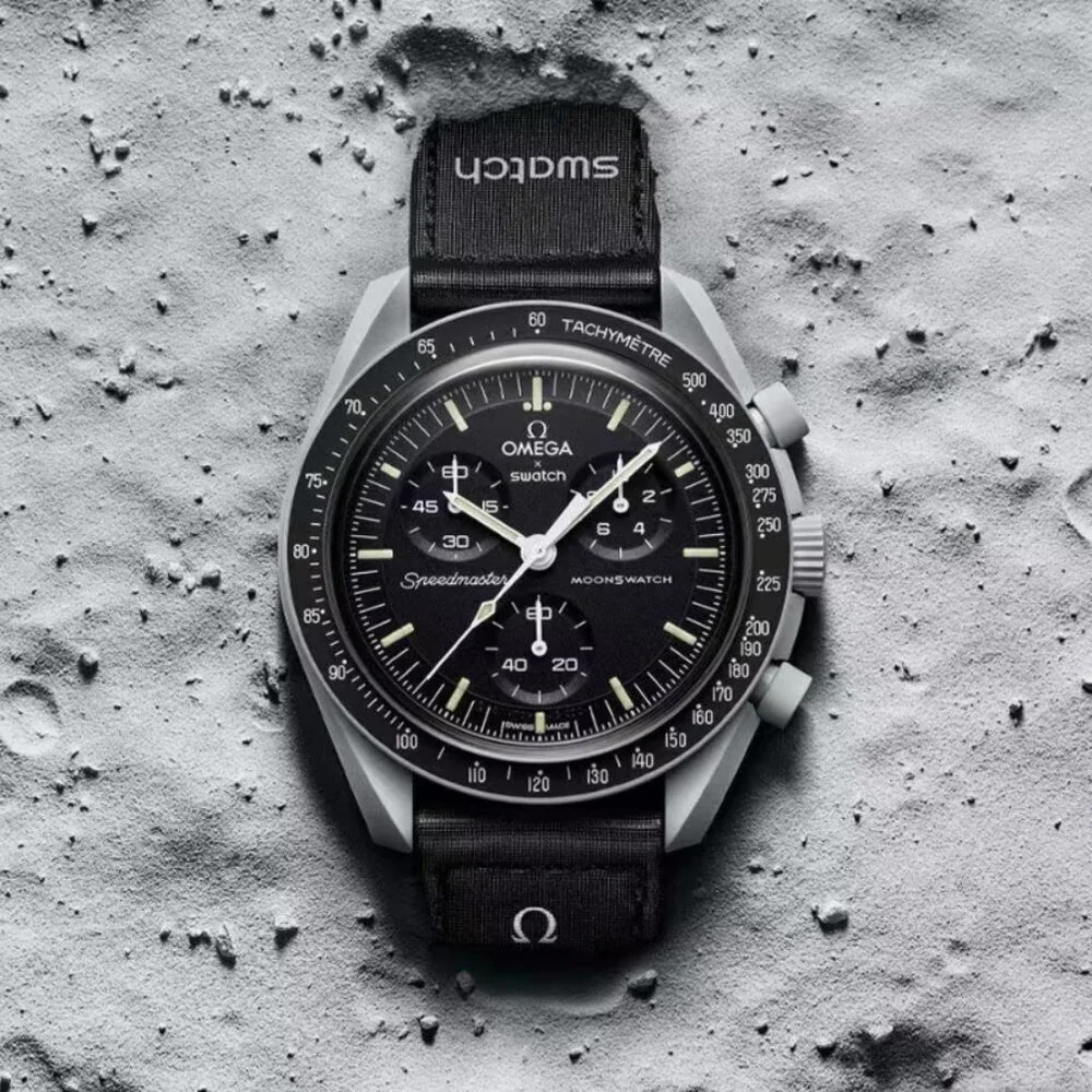 🍪 Swatch x Omega MoonSwatch Mission to Moon Watch | Bioceramic Gray Dial - Picture 1 of 6